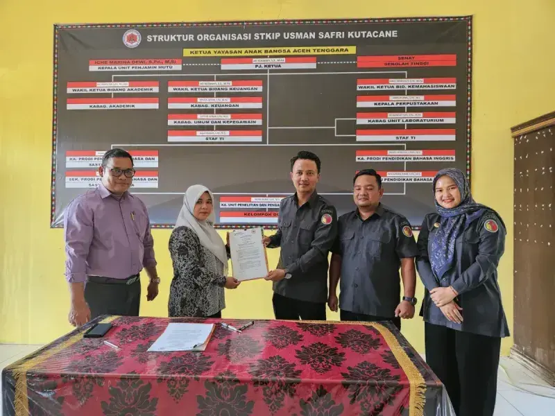STKIP Usman Safri Kutacane Jalin Kerja Sama dengan Panwaslih Aceh Tenggara melalui Penandatanganan MoA
